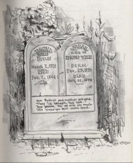 Grave stone drawing