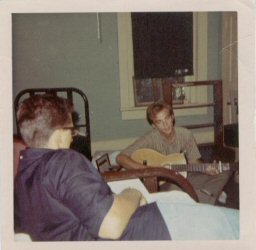 Playing guitar 1968