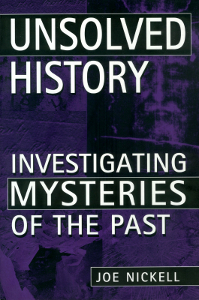 Unsolved History book