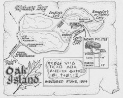 Oak Island Illustration