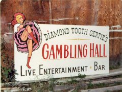 Gambling Hall sign